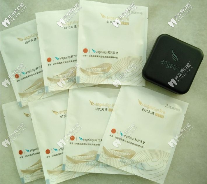 我做的是時代天使雙膜哦，一周更換一次牙套